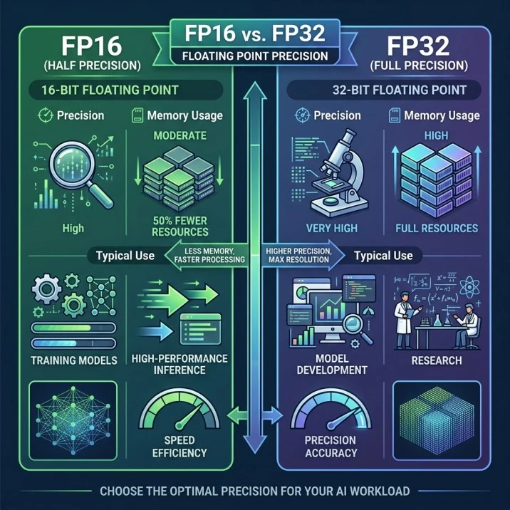 FP16 vs FP32