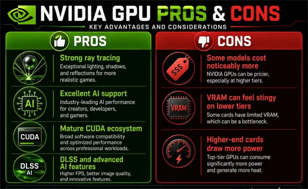 NVIDIA GPU Pros and Cons