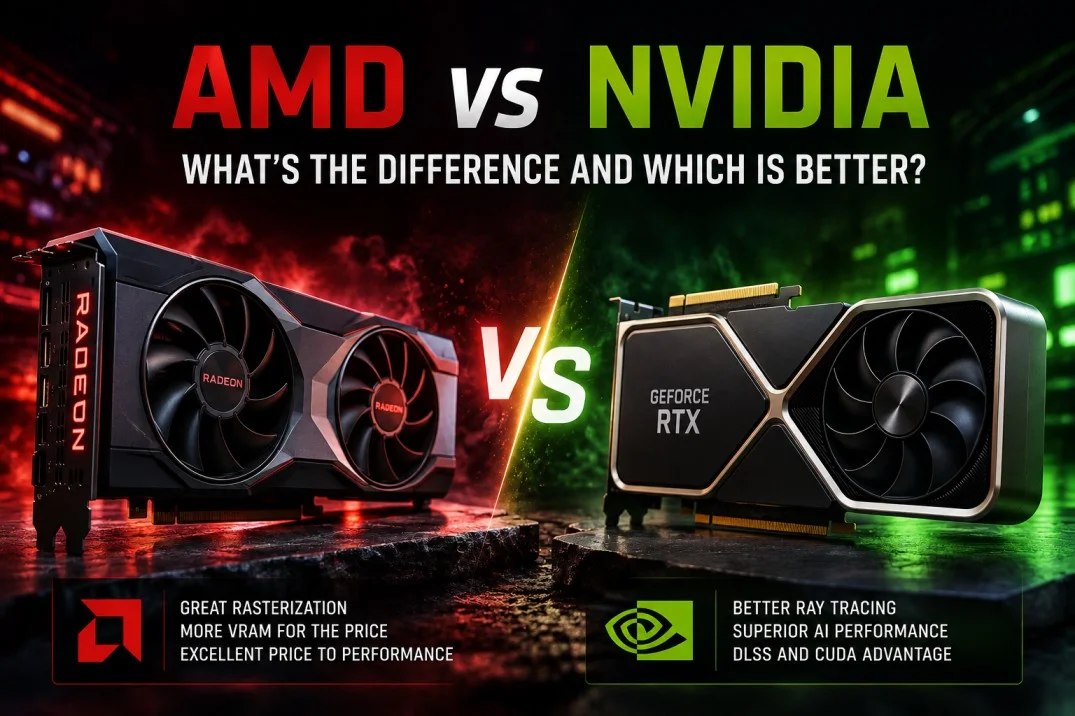 AMD vs NVIDIA GPUs: What's the Difference and Which Is Better?