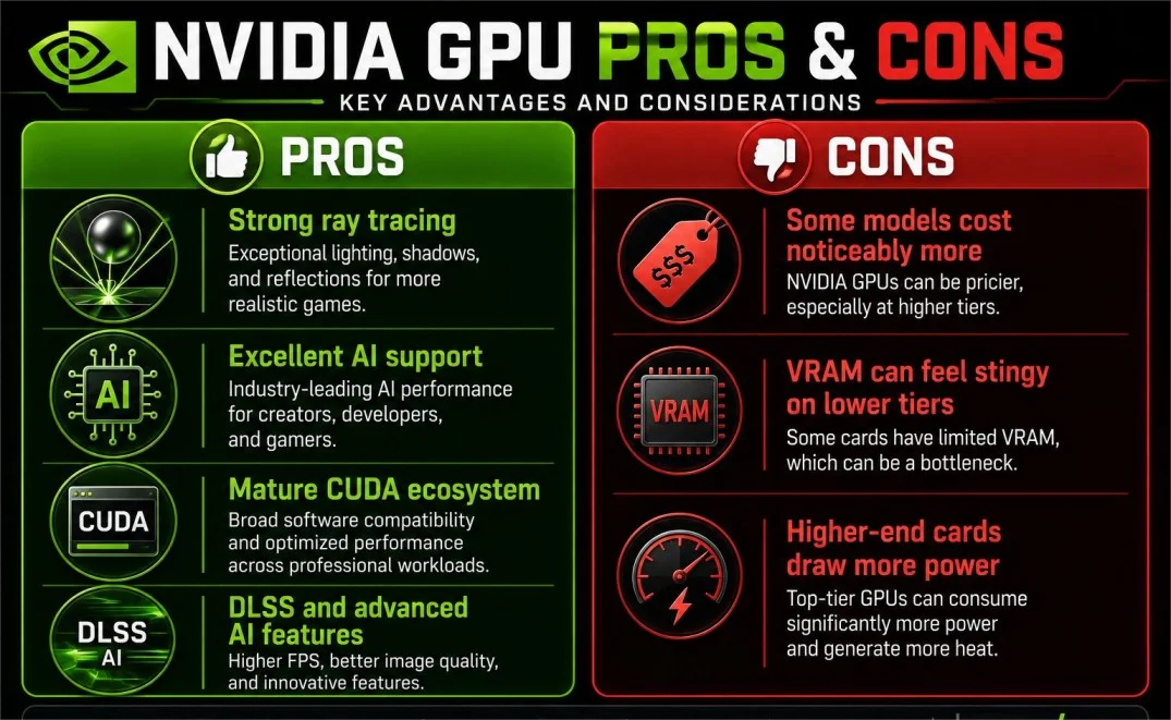 NVIDIA GPU Pros and Cons